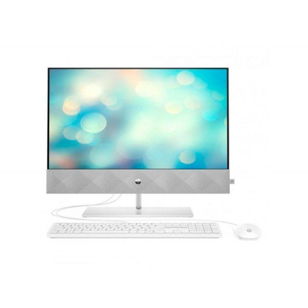 HP Pavilion 27-ca2005ci/i5-13400T/DDR4 16GB/1000GB SSD FHD IPS/4GB RTX3050/ Key+mouse/DOS/RU/ () White