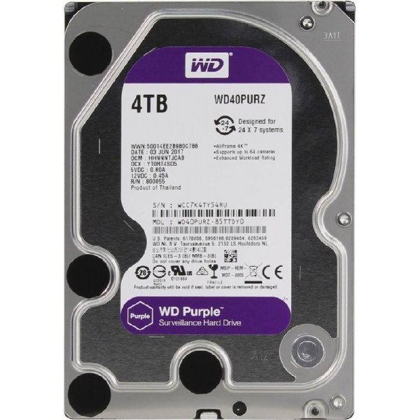 HDD WD PURPLE 4TB